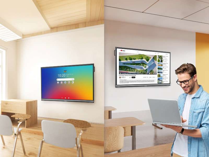 ViewSonic IFP7551 – Màn Hình ViewBoard 75” Tương Tác Đa Điểm, Âm Thanh 70W